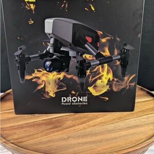 Advanced Black Drone with Obstacle Avoidance